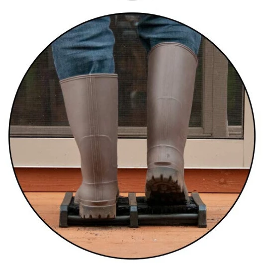 
Amazon hot style wooden shoe brush, boot brush scraper 