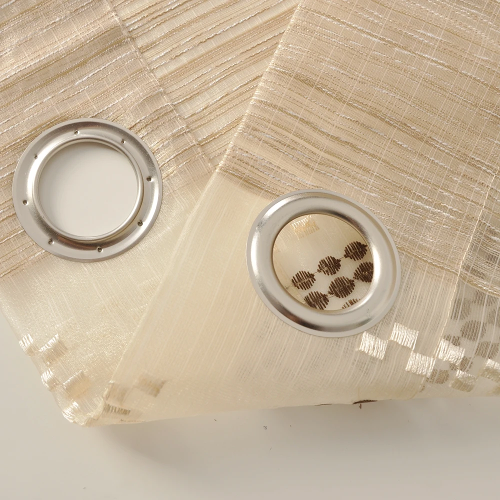 Newest Design 10 Years Experience Embroidered Gold Indian Window Curtains