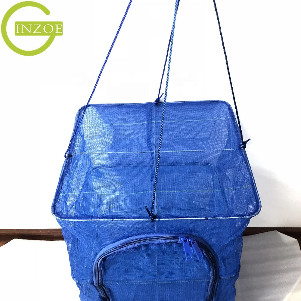 Green or blue 3 layers 5 layers pe Fish Drying Net