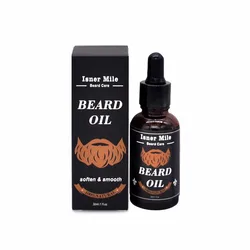 OEM/ODM Private Label 100% Natural Pure Beard Growth Oil All Natural Mens Beard Essential Oil