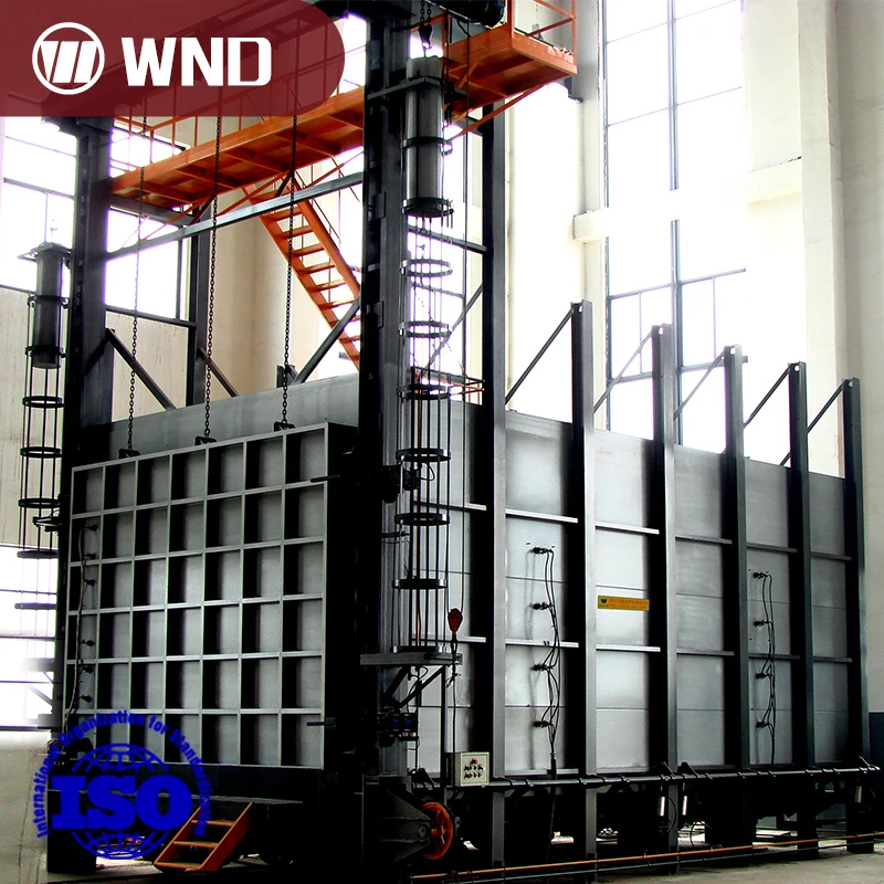 Electric Bogie Hearth Trolly Type Heat Treatment Furnace for Quenching Tempering and Annealing with Car Bottom Loading