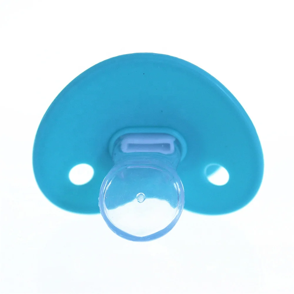 alg Safe Non-toxic Silicone large Nipple pacifier Baby Pacifier with Cover in Set