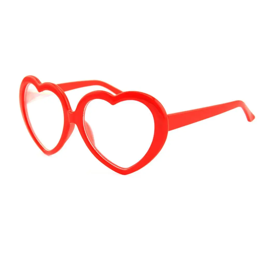Love Lens Heart Diffraction Prism Fireworks Rave Gratings Refractive Glasses Plastic
