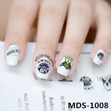 2015 newest 16 pcs strips press fashion fantasy rose mds series 3d wrap nail art