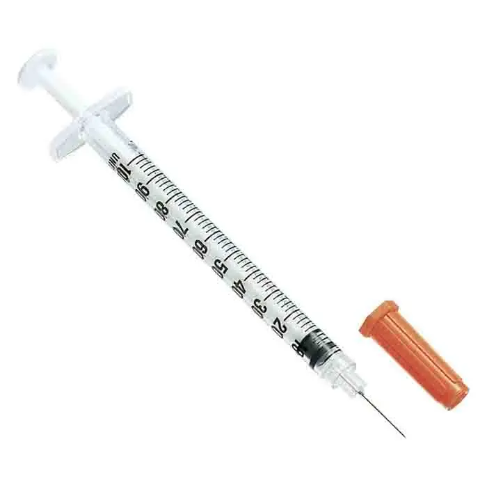 
Medical 1ml Latex Free Insulin Syringes Disposable 