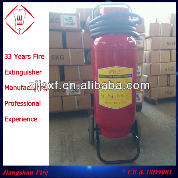 vehicle / wheeled dry powder fire extinguisher for fire fighting