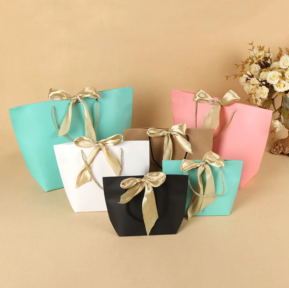 
Fancy Design Gift Bags Cheap Shopping Bag Paper Packaging Bag 