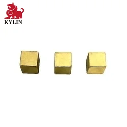 Competitive price supply Metal cube Board game Props Accessories Zinc alloy metal cube