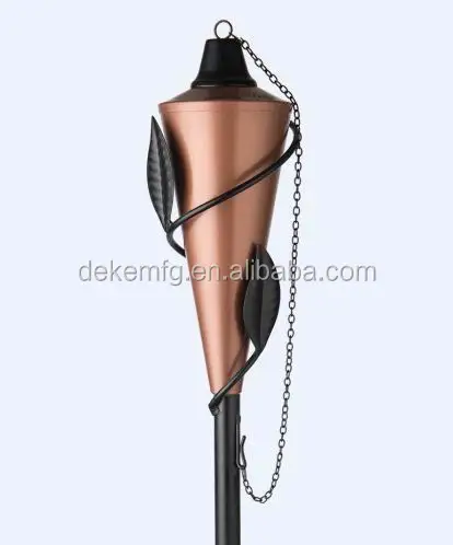 Outdoor 5FT Pwder Coated Metal Garden Torch Tiki Torch