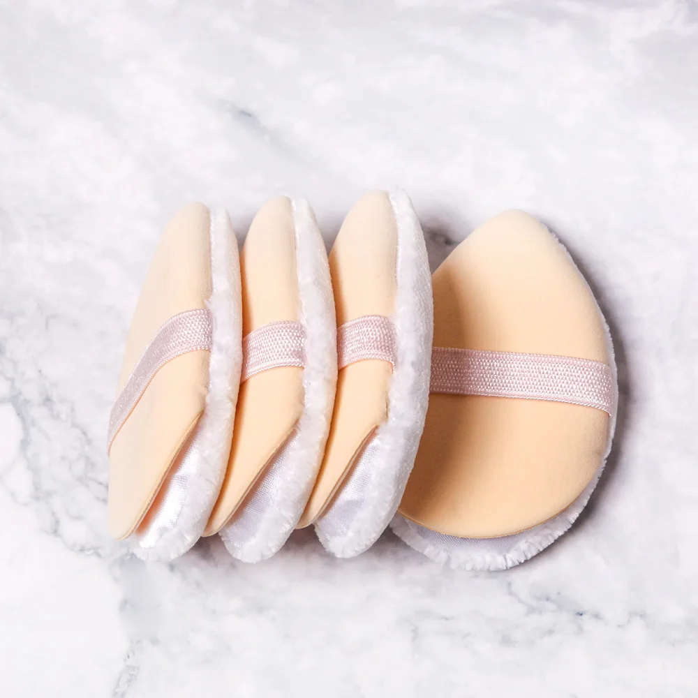 New Design makeup powder puff  double sides makeup sponge cotton puff latex free sponge for power puff makeup applicator
