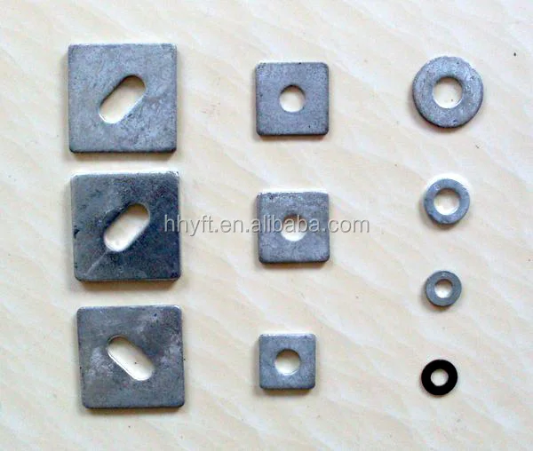
high quality washers Square Flat Washer china supplier on hot sale 