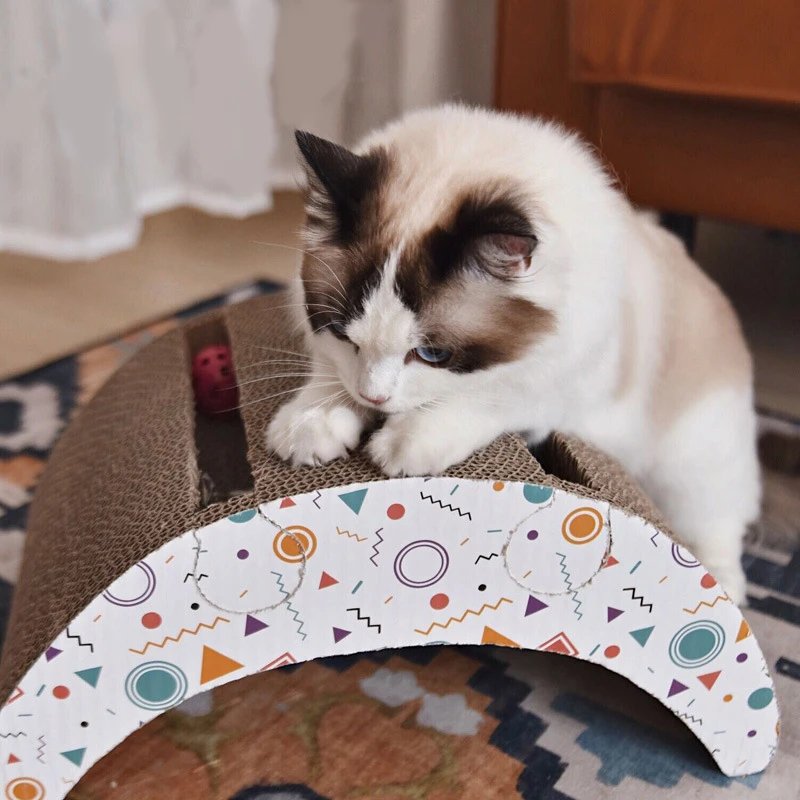 Оптовая продажа, новый дизайн, картонная Когтеточка для домашних животных, игрушка для кошек