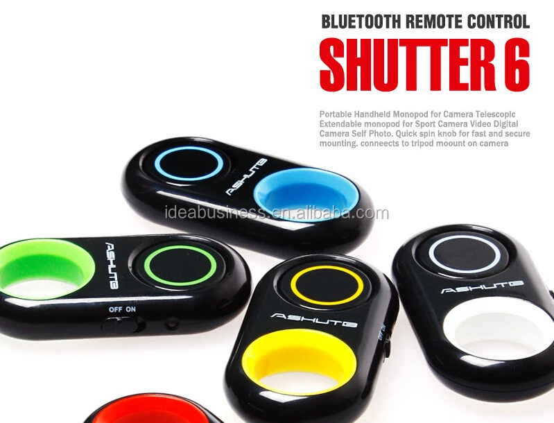 Phone Accessories Mobile New Arrival One Button Wireless Selfie Remote Shutter S6