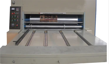 Semi Automatic flexo printing machine for box Printer carton slotting 4 knives