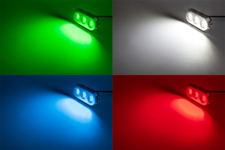 WEIKEN 180W Led Underwater Light Pool Boat Dock Stainless Steel Under water marine Light