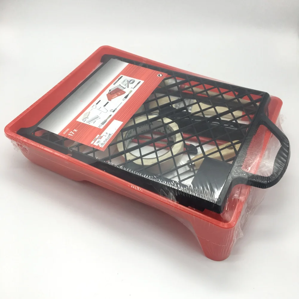 
Наборы для рисования из 17 предметов, валик для краски с пластиковыми сетками 