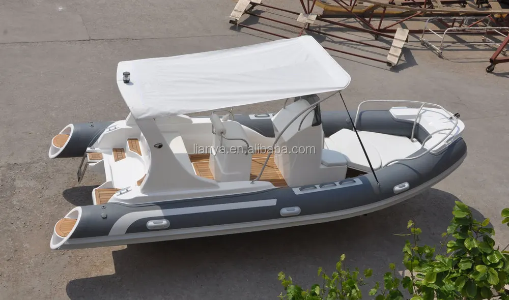 Liya 580 luxury inflatable Hypalon rib boats with outboard motor