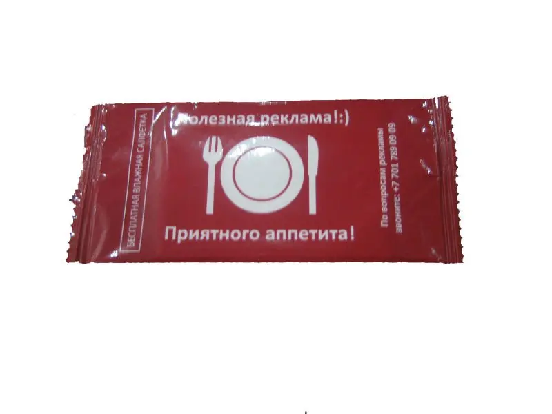 
customized restaurant refreshing wet tissues in single pack disinfectant wipes wet napkins for restaurant 