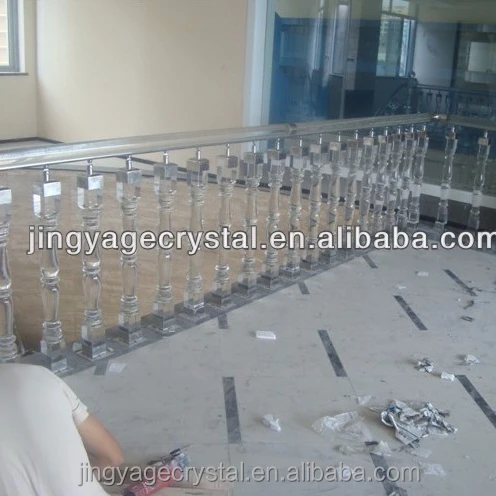 
crystal staircase railing 