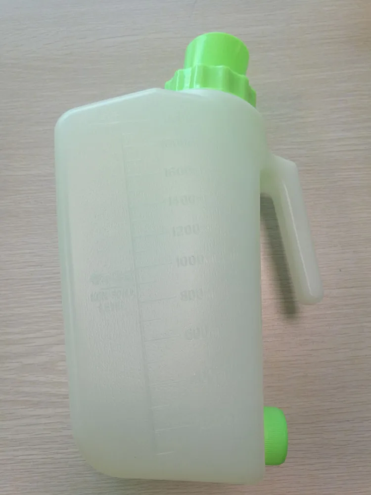 Unisex urine bottle anti-reflux urinal large capacity tbuing urine bottle
