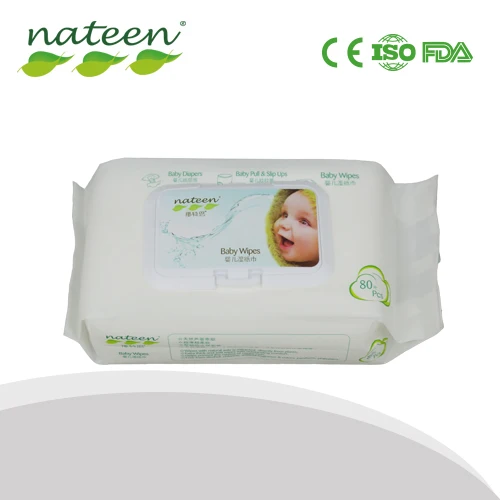 Лидер продаж, нетканые детские влажные салфетки, 80 шт.