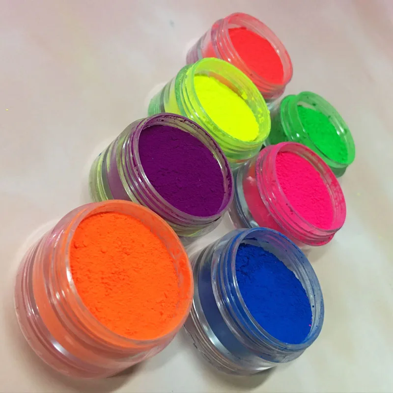 hot sales Wholesale Eyeshadow Loose Neon Pigment Eyeshadow 7 Colors in one set eye shadow private label