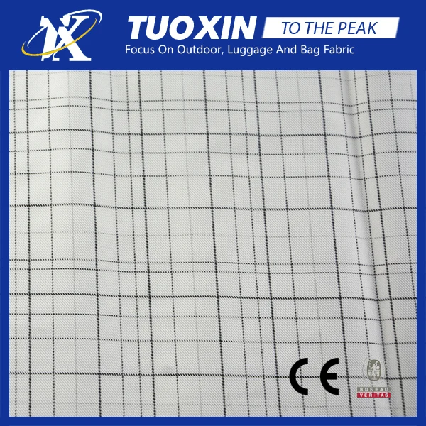 polyester ESD fabric dust proof conductive anti static fabric