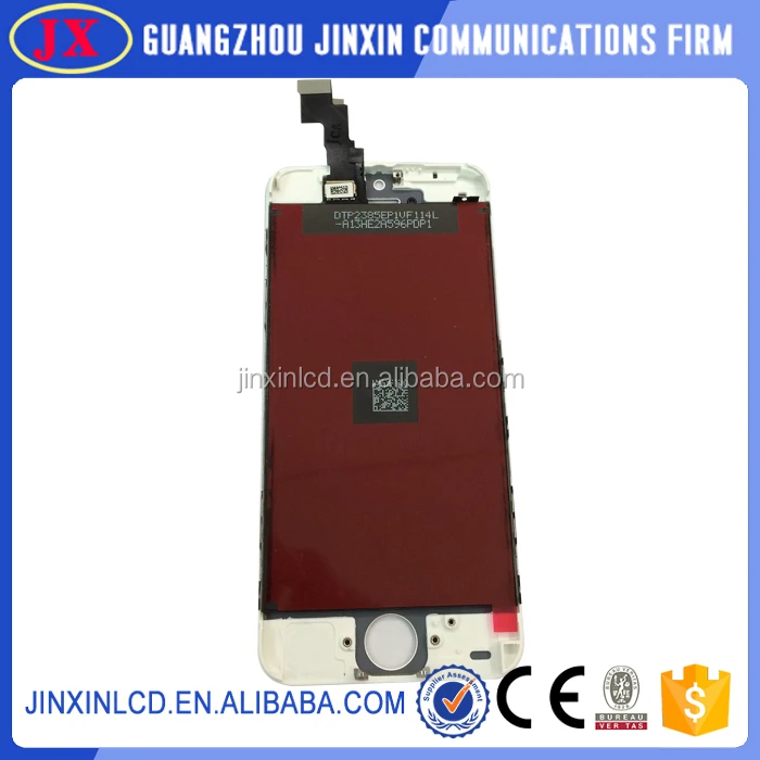 Для Iphone 5C ЖК-дисплей + сенсорный экран digitizer + home боты + рамка рамка + передняя камера полный ассамблеи черный