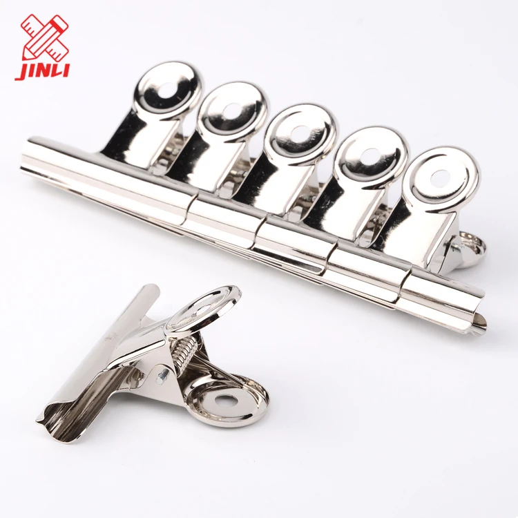 Best selling silver stainless steel office round letter custom metal paper clip .