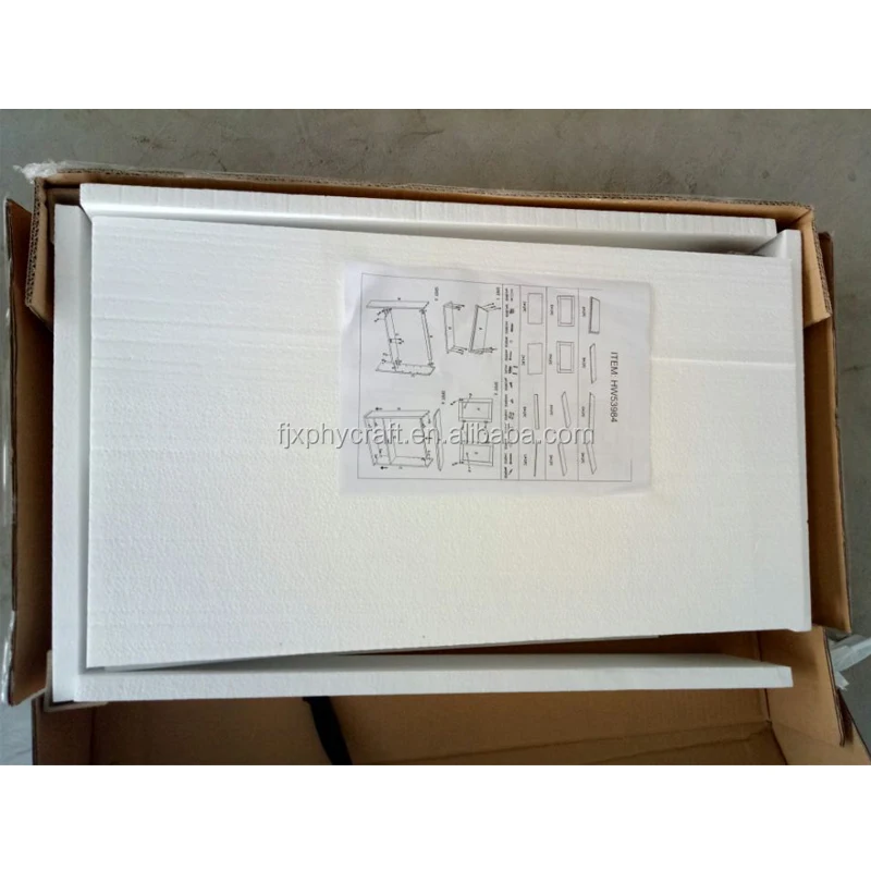 
MDF kitchen island trolley cart on wheels with storage cabinet 