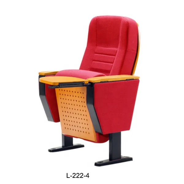 
High quality auditorium seat theater chair red fabric project auditorium chair and desks 
