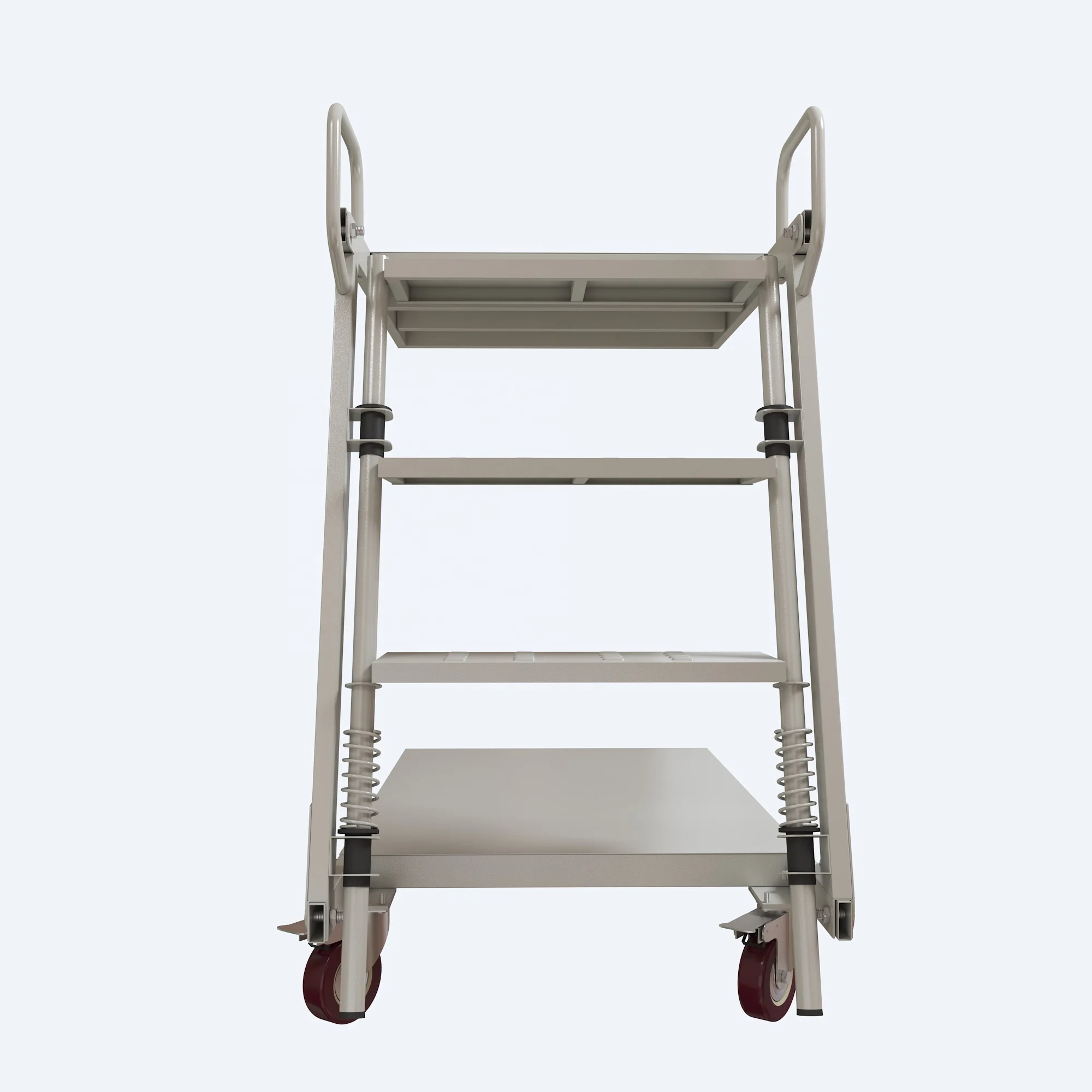 
White good quality aluminium wheel ladder 
