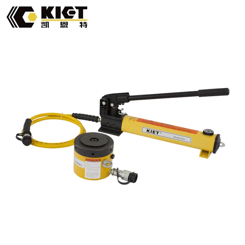 High Tonnage Load Holding 400 Ton Single-Acting Mechanical Lock Nut Hydraulic Lift Jack System