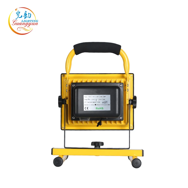 High quality outdoor multi color 12 volt 20w led flood light rechargeable led light