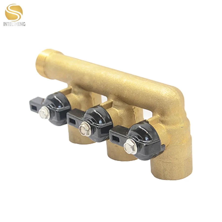 2 way brass valve manifolds Stainless Steel/Brass Floor Heating Systems & Parts Manifold