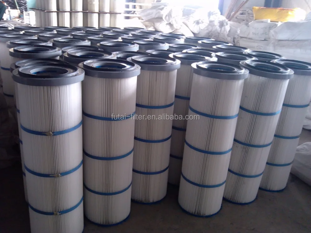 Polyester with PTFE Membrane 3 Lugs Filter Cartridge Industrial Dust Collector Air Filter Cartridge