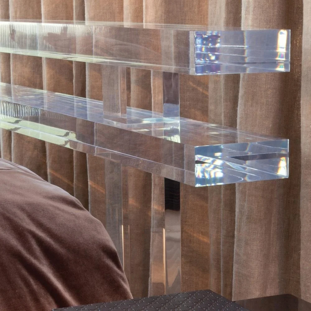 All transparent removable acrylic bedroom bed