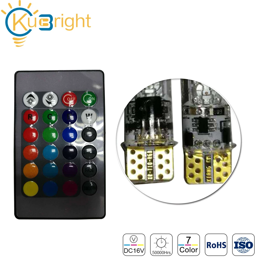 RGB Автомобильный интерьер LED Замена лампы/авто фары и лампы