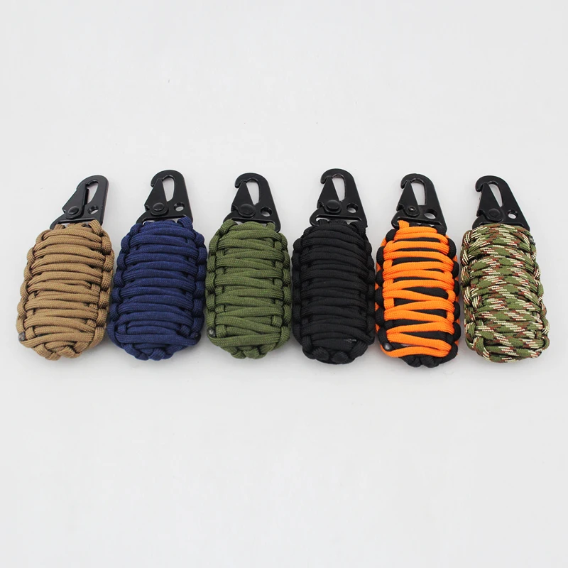 New Outdoor Camping Tactical Multifunctional Camping Emergency  Paracord Rope Survival Kit Set