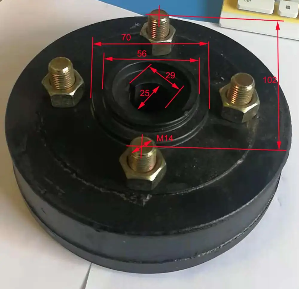3 wheel motorcycle hub160mm for China tricycle/China tricycle hub rim 160mm