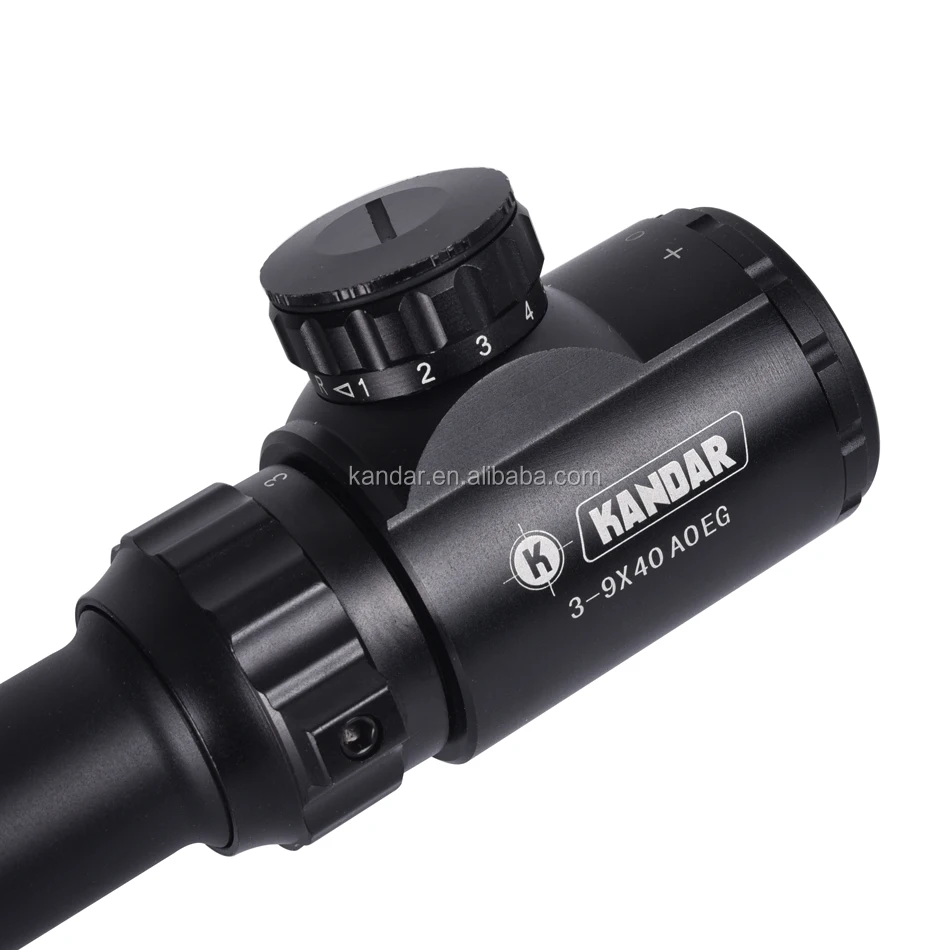 hunting optical adjustable objective scope 3-9x40 AOEG
