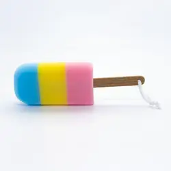 Wholesale Popular Colorful High Quality Ice Cream Bath Sponge Shower Puff
