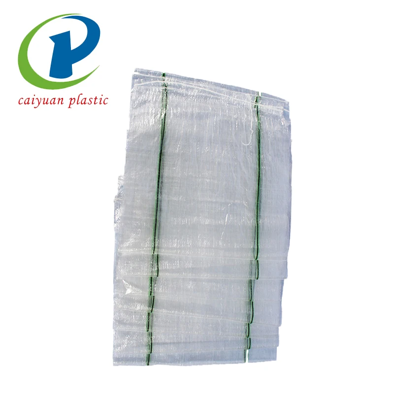 Recyclable square plastic pp woven sacks potato bag 50kg