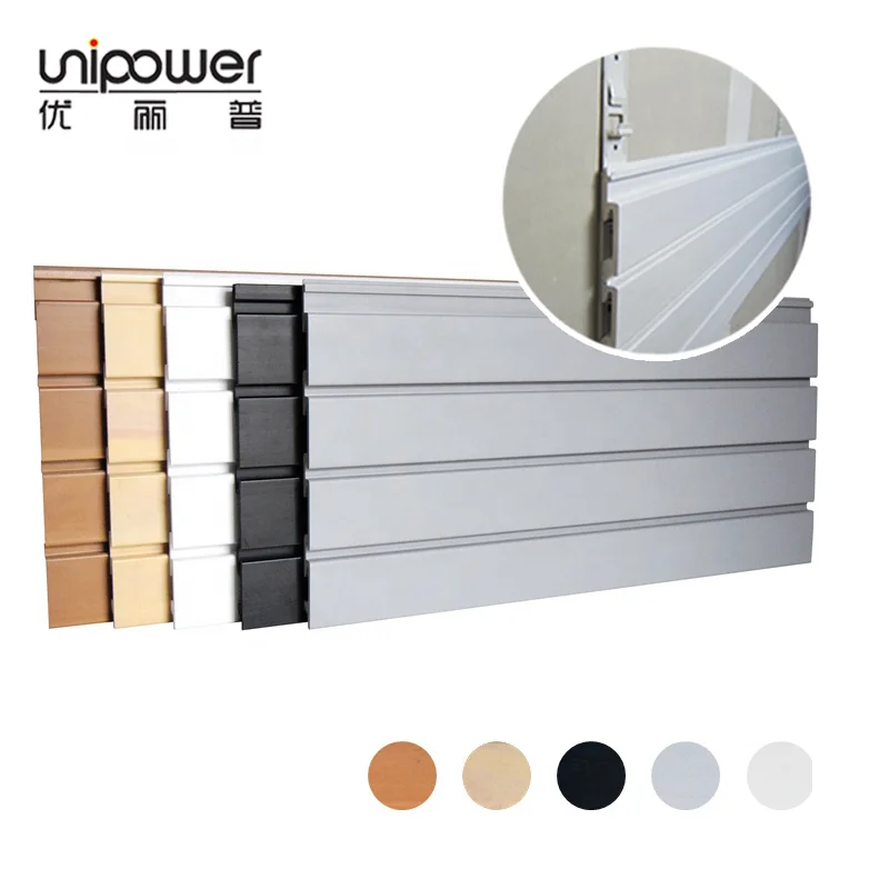 Hot sale display tool organizerwall mounted pvc slatwall panel  for garage storage