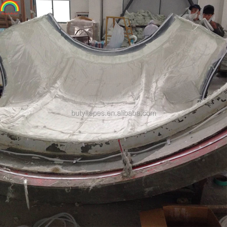 High temperature butyl rubber vacuum bag sealing mastic tape