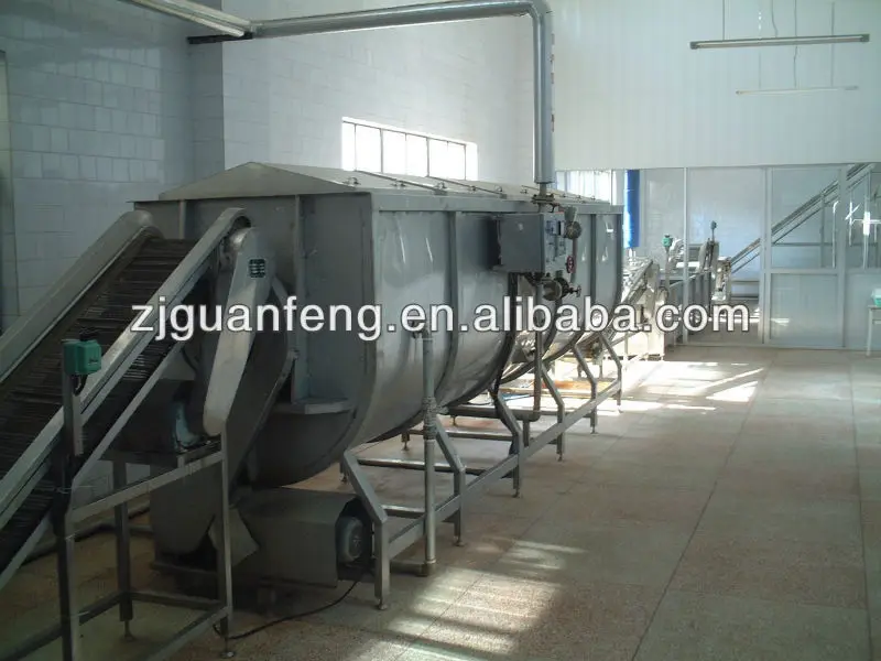 Blanching Machine Fresh Food Processing Steam Spiral Vegetable Fruit Blanching Machine