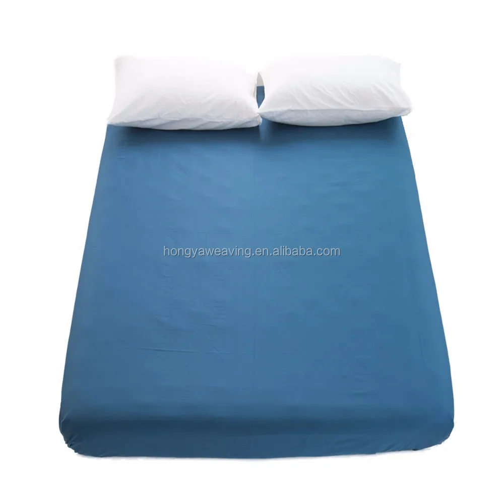 Натяжная простыня 60s из чистого хлопка с атласом для отеля от производителя Nantong