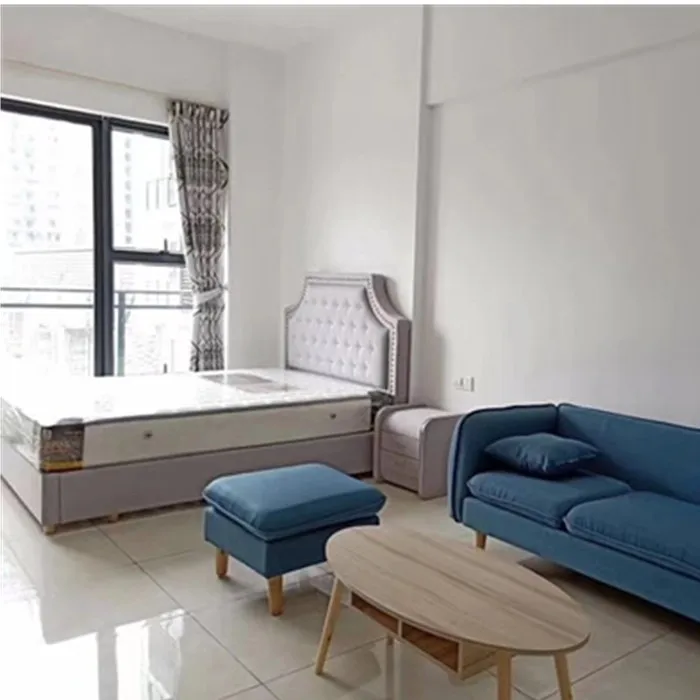 Wooden Budget Hotel Room Sets King Size Bed Furniture