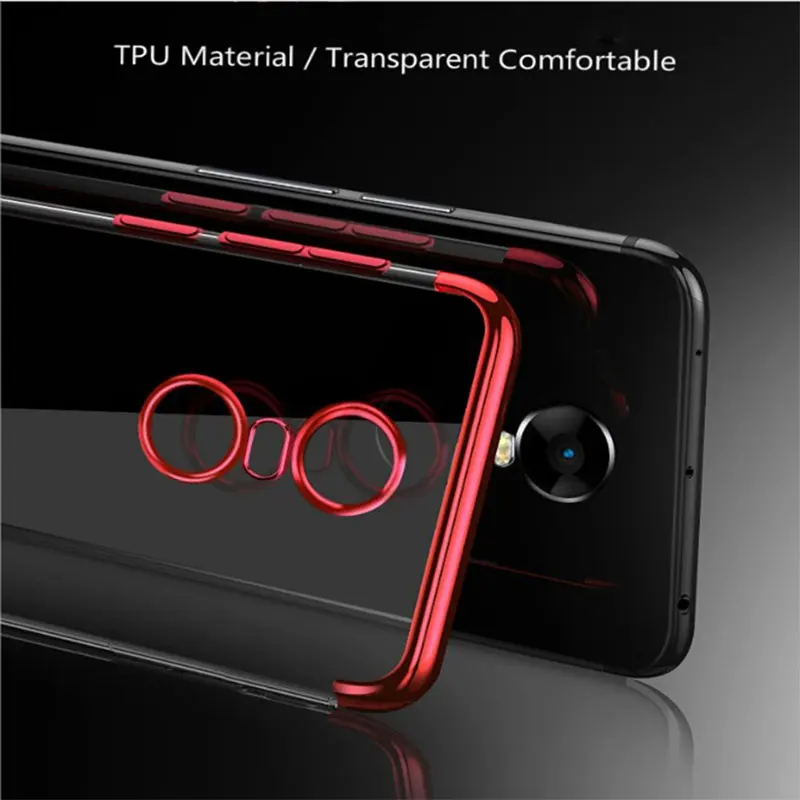 Free Shipping Hot Sell TPU Case Transparent Soft Mobile Case for xiaomi Redmi 5 Plus