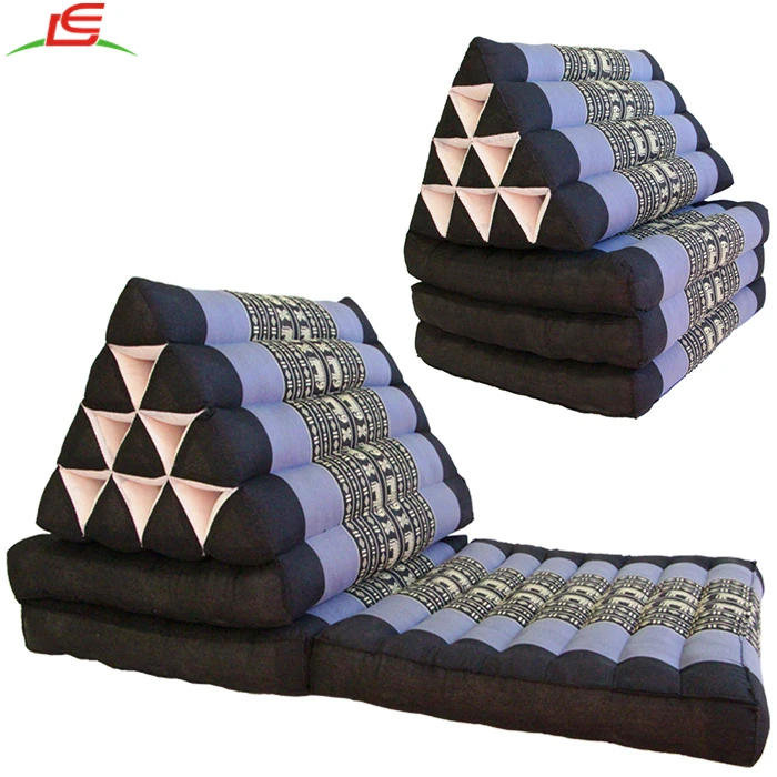 THAI TRIANGLE PILLOW DECORATIVE KAPOK COTTON CUSHION